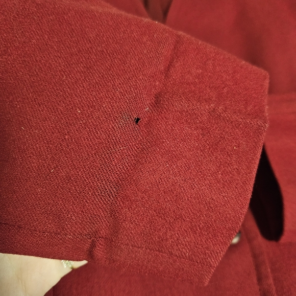Cranberry Wool Blazer - Picture 12 of 15